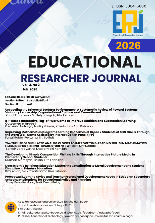 					View Vol. 3 No. 2 (2026): Educational Researcher Journal
				